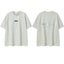 ESSENTIALS Short sleeved T-shirt European and American High Street FOG Double Line Men's and Women's American Trendy Brand Pure Cotton Round Neck Loose Set (54)