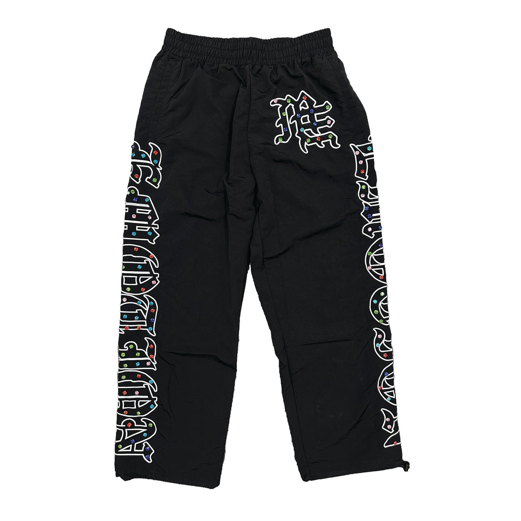 “ME” rhinestone Nylon Pants