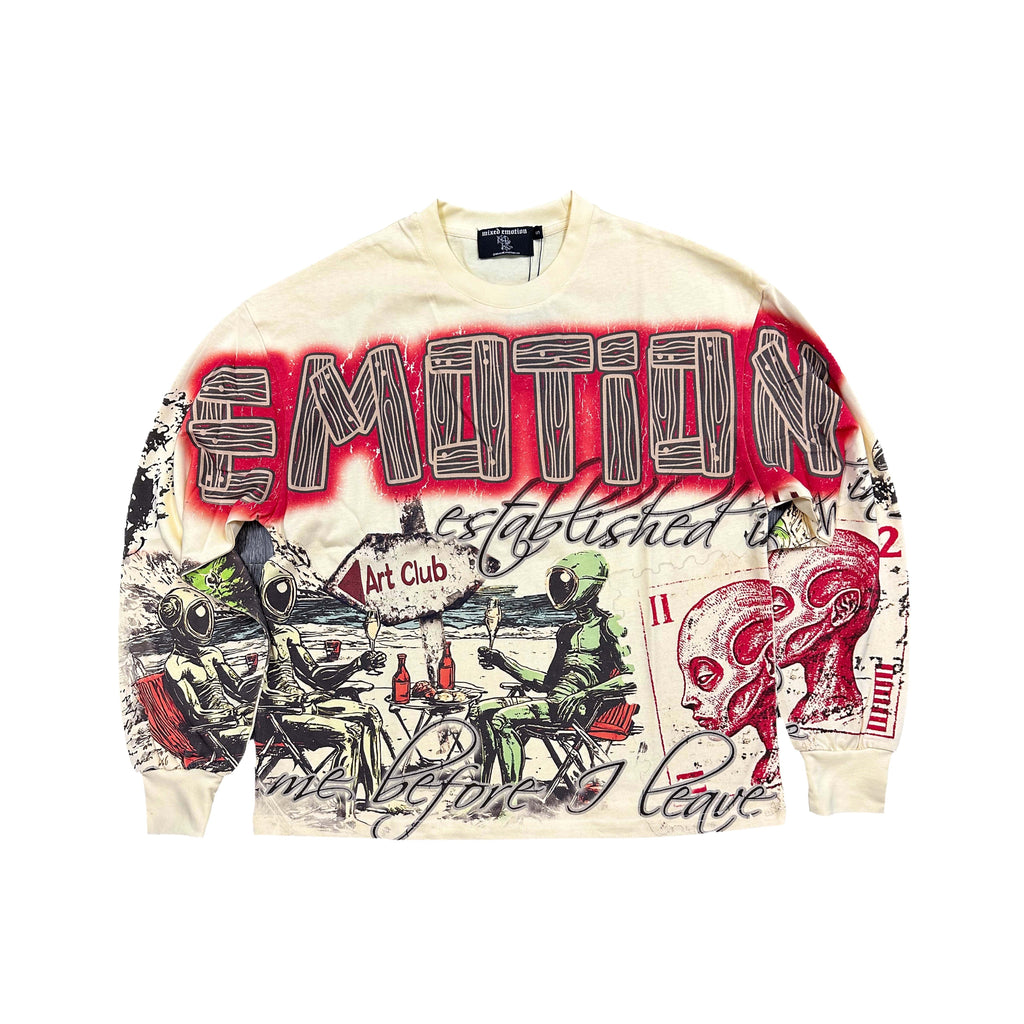 Cream ‘Art Club’ Long Sleeve