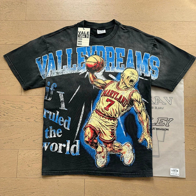 Vale Forever "Valley Dreams If I Ruled The World" Vintage Tee (Black) Hover Image