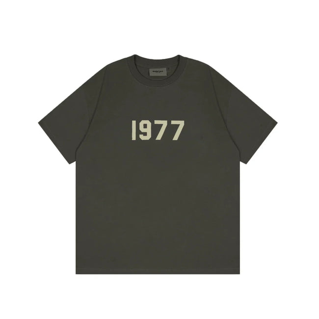 FOG double-line ESSENTIALS short-sleeved T-shirt men European and American couples trendy brand round neck loose cleanfit half-sleeved women (19) Hover Image