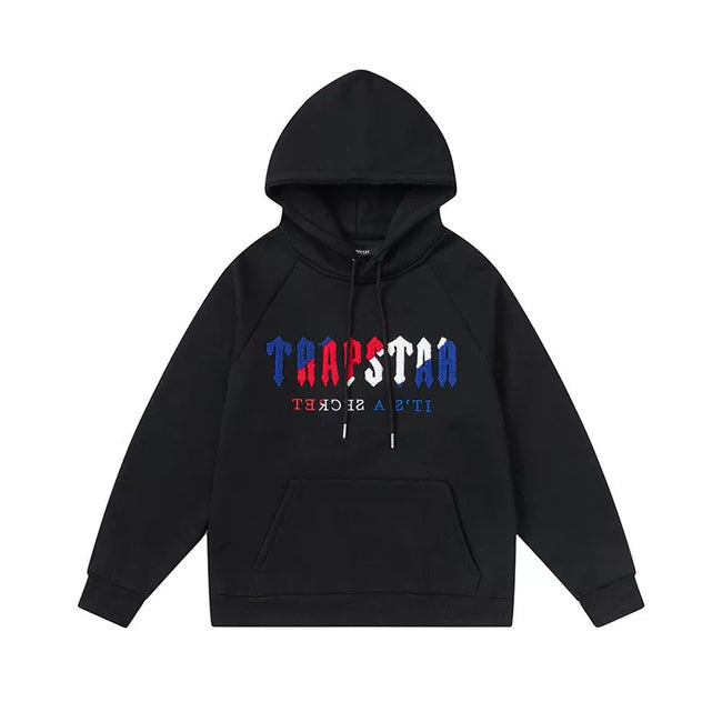 Trapstar It's A Secret Tricolour Black Tracksuit Main Image