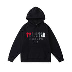 Trapstar autumn and winter casual sports suit hooded sweatshirt pants pullover simple letter drawstring top pants (13)