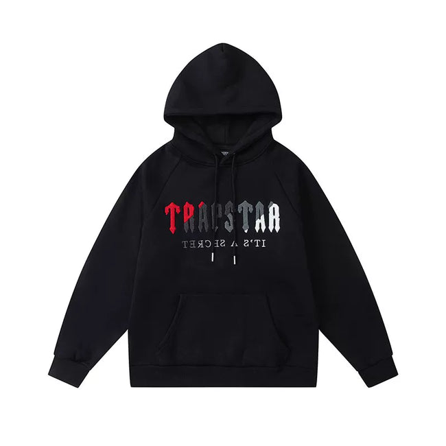 Trapstar It's A Secret Red Grey Black Tracksuit Main Image