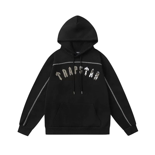 Trapstar Arc Logo Crystal Black Tracksuit Main Image