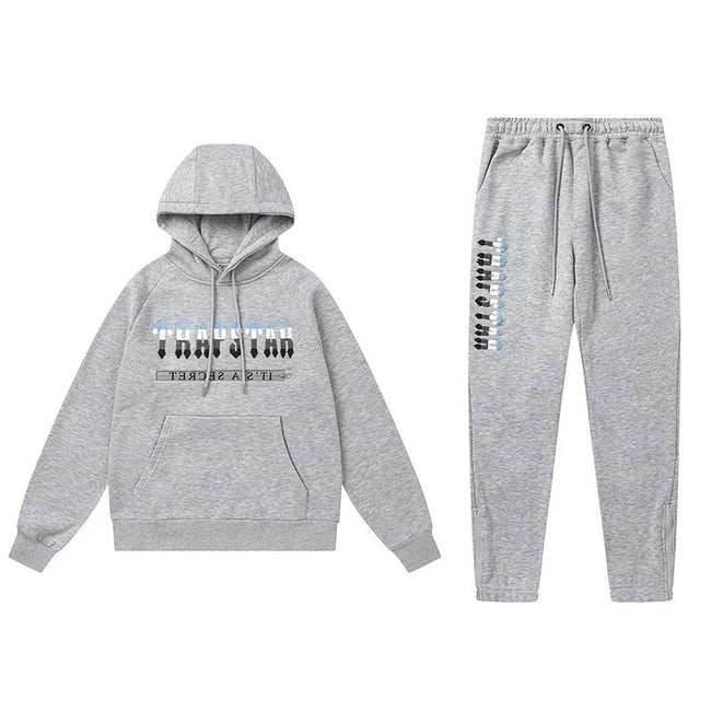 Trapstar Mirror Gothic Logo Tracksuit — Gray Hover Image