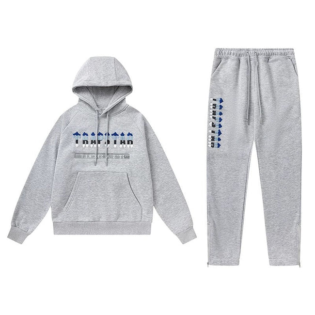 Trapstar It's A Secret Drip Blue Grey Tracksuit Hover Image
