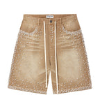 Vale Forever Sandstorm Jorts Tan